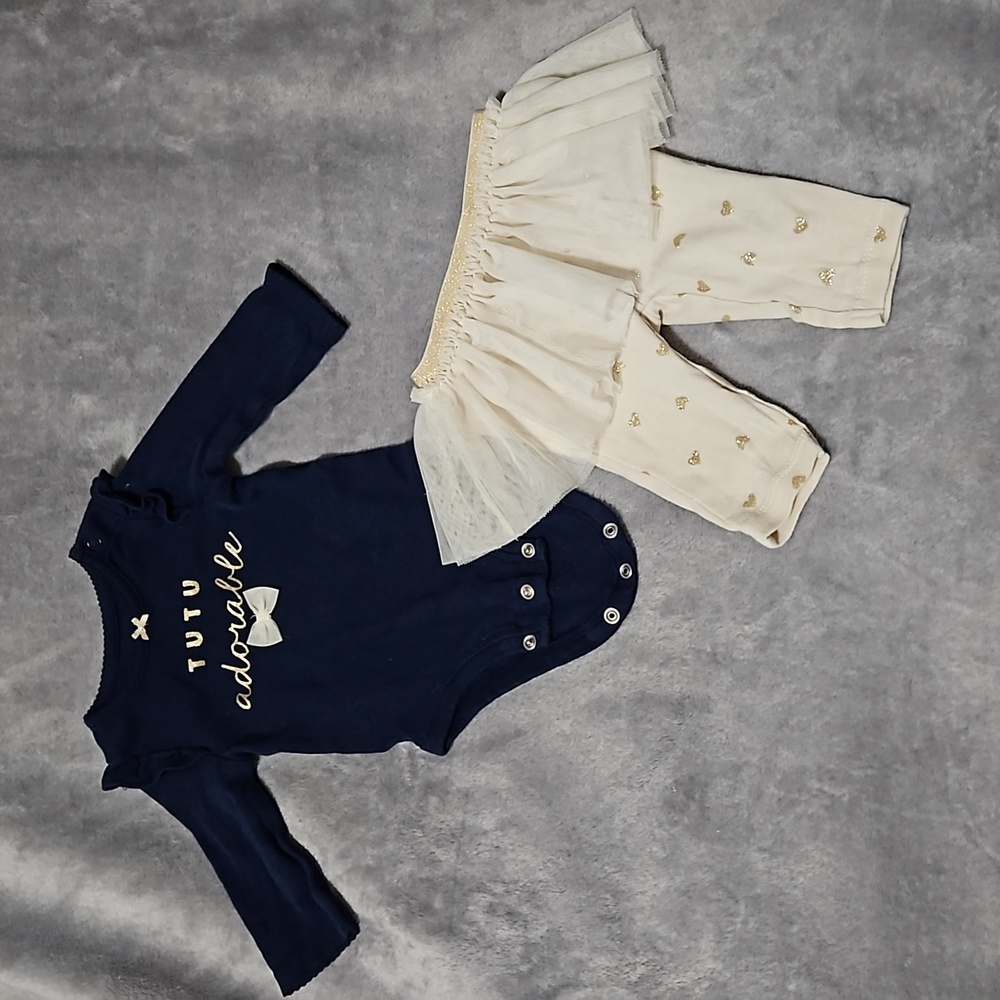 Adorable Tutu Outfit Baby Girl 3 Month